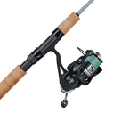 4'3" Li'l Finz Kids Spinning Combo, Medium Power, Black/Silver image number 0