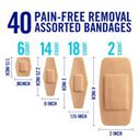 Nexcare DUO Bandages, Assorted 40 ct, 24 Packs per Case image number 1