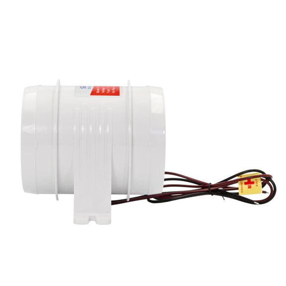 SEAFLO In-Line Blower, 12V 235 CFM 4" Marine Ventilation Fan image number 1