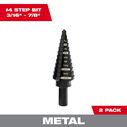 #4 Step Drill Bit Set, 2 Piece image number 0