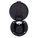 Recessed Shower Black Cup & Lid, Small Black Sprayer, 6' Black Rubber Hose image number 5