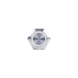 Push Button Switch, White Halo