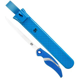7" Titanium Bonded Fillet Knife with Sheath