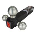 Trailer Tri Ball Mount, 2" Shank - Solid Shank  Zn Balls,  16K, 10K,  5K HD image number 0