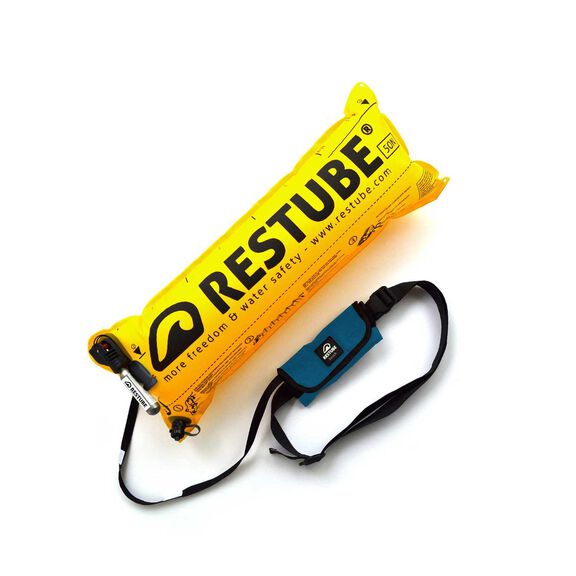 Restube Beach One-Pull Inflatable Safety Buoy Sea Blue image number 0