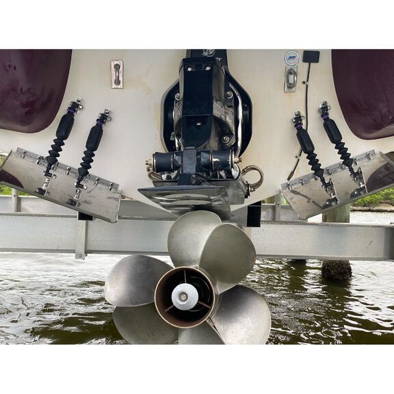 Stainless Steel Smart Tabs 16"X10" Plates / Dual Cylinders, 120lb. Actuators Fully Automatic Trim Tabs image number 2