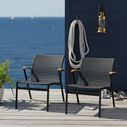 Amazonia 2-Piece Aluminum and Teak 100% FSC Certified Lounger Chair Set image number 8