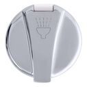 Recessed Shower Warm White Cup with Stainless Steel Lid, Small Warm White Sprayer, 6' Stainless Steel Hose image number 7