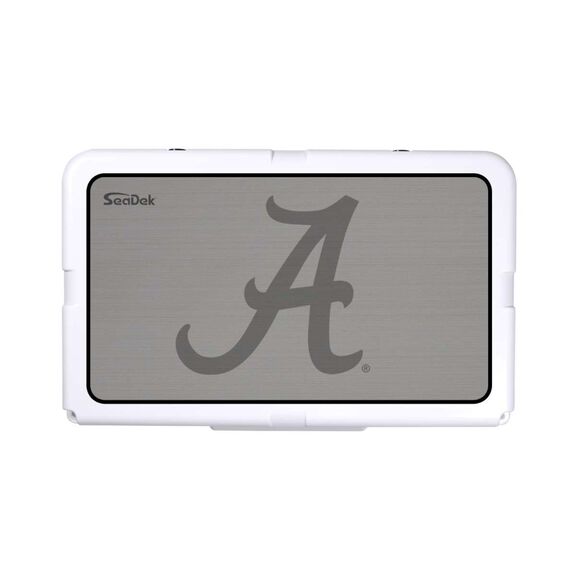 SeaDek Cooler Pad - Collegiate Collection - Fits RTIC 45 - Storm Gray / Black, University of Alabama image number 0