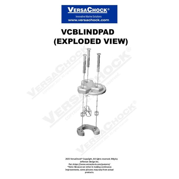 Blind Fastener PT Model Pad Eye (VCPTPAD) image number 1