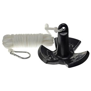 River Anchor Kit, Vinyl Coated,12 Lb.