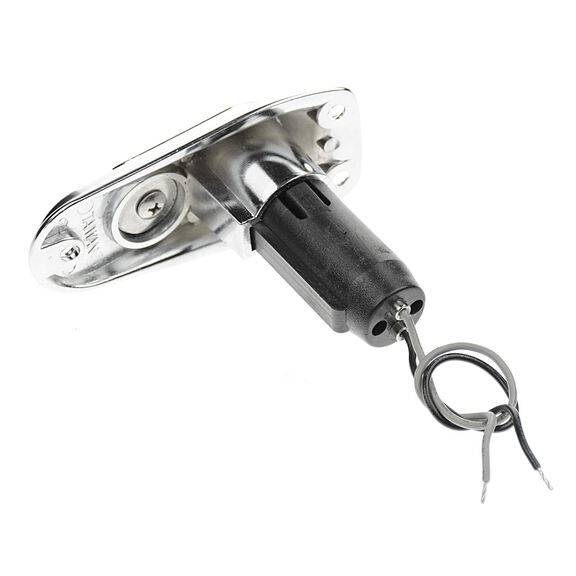 Stern Light Base, Chrome Plated,12V DC image number 1