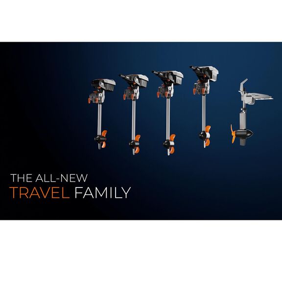 Travel S Electric Outboard, 3 Horsepower Equivalent, Short Shaft, 1,100 Watts (Battery Sold Separately) image number 1