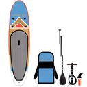 10'10" Wood Blue Inflatable Stand-Up Paddleboard Package image number 0