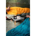 Crazy Creek Pack Table, Compact 12" x 12" Outdoor Folding Table, Gray and Orange image number 4