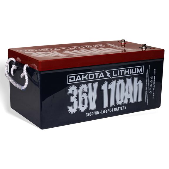 Lithium Iron Phosphate Deep Cycle Battery, 36V, 110Ah image number 0