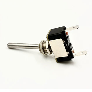 Chrome Plated Toggle Switch, Off/On, SPST