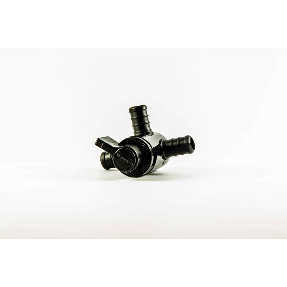 1/2" Barb Three Way Valve 180 Degree image number 0