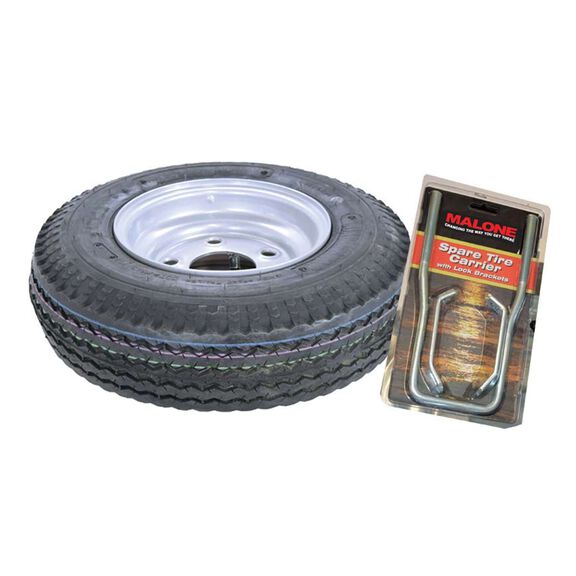 Spare Tire for EcoLight&trade; and XtraLight&trade; Trailer - 8" - Includes Lockable Attachment image number 0