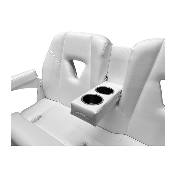White Boca Bench Seat, 53" image number 4