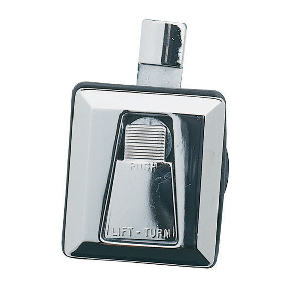 Flush Latch - Chrome, Non-Locking image number 0