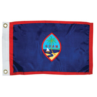 Guam Dyed Courtesy Flag, 12" x 18"