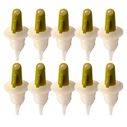 Pouro Oil & Vinegar Bottle Pourer, Twist to Open and Pour, Twist to Close and Store, 10-Pack, Green image number 0