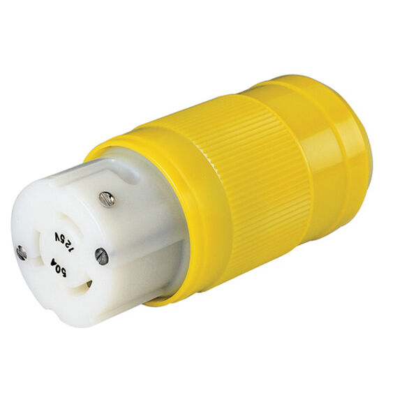 Female Connector, 32A 230V, Yellow image number 0