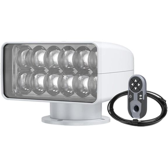 SEAFLO 03 Series Wireless Remote Control LED Marine Searchlight, 35W White 5500K, White image number 0