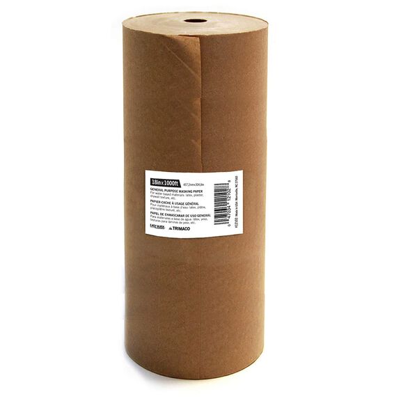 18" x 1000' Easy Mask Brown General Purpose Masking Paper image number 0