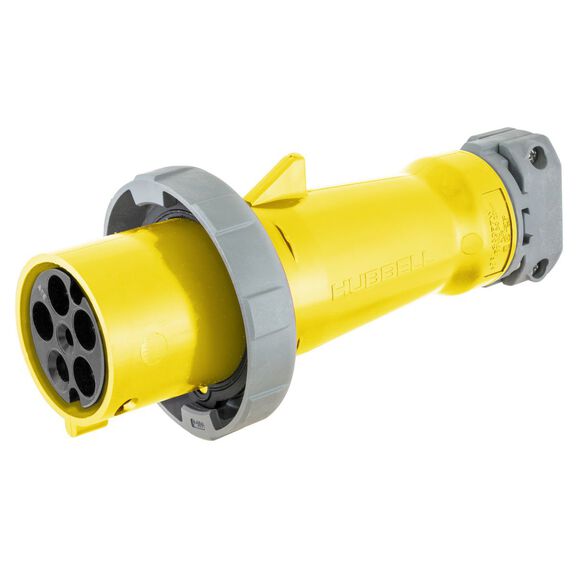 Hubbell Marine Pin & Sleeve Connector, 4P5W, 100A 120/208V, REV image number 0