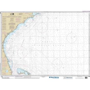 11009, Maptech&reg; NOAA Recreational Waterproof Chart-Cape Hatteras to Straits of Florida