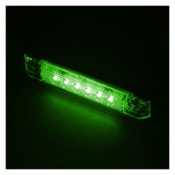 4" LED Utility Strip Light, 12V DC, Green image number 3