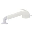 Deck-Mount Sprayer Large Warm White Sprayer w/Elbow, 6' Stainless Steel Hose, Low Profile Holder image number 2