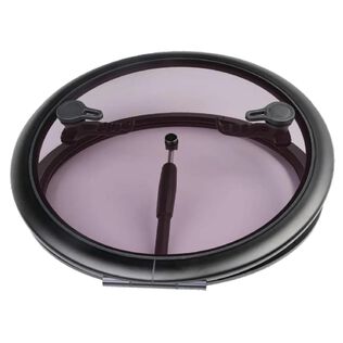 SEAFLO 02-Series 19" Black Aluminum Circular Deck Hatch