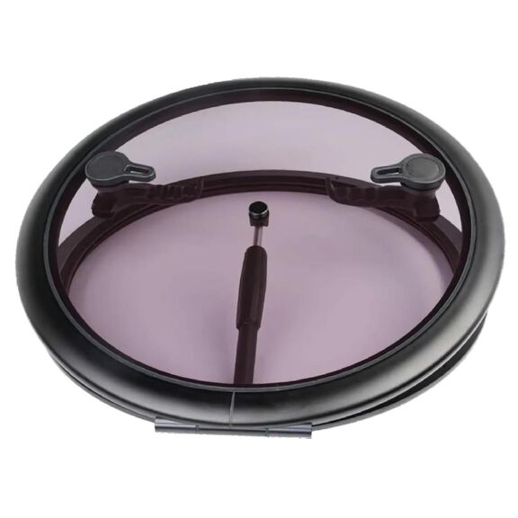 SEAFLO 02-Series 19" Black Aluminum Circular Deck Hatch image number 0