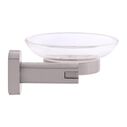 Miah Soap Dish Plastic Dish Brushed Nickel image number 1