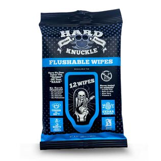 Hard Knuckle Flushable Wipes