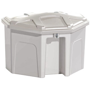 Triangular Corner Style Polyethylene Dock Box
