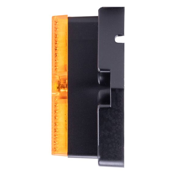 2-3/4" LED Rectangular Ear Mount Clearance/Side Marker Trailer Light, Amber image number 2