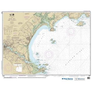 Maptech&reg; NOAA Recreational Waterproof Chart-Saco Bay and Vicinity, 13287