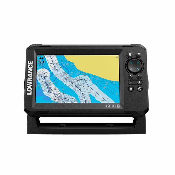 Eagle 7 Fishfinder/Chartplotter Combo with TripleShot&trade; HD Transducer and C-MAP&reg; Discover OnBoard&trade; Charts for US and Canada image number 0