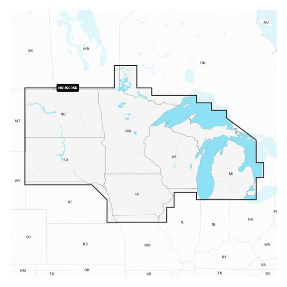 Navionics Platinum+ US005R U.S. North Electronic Chart image number 0