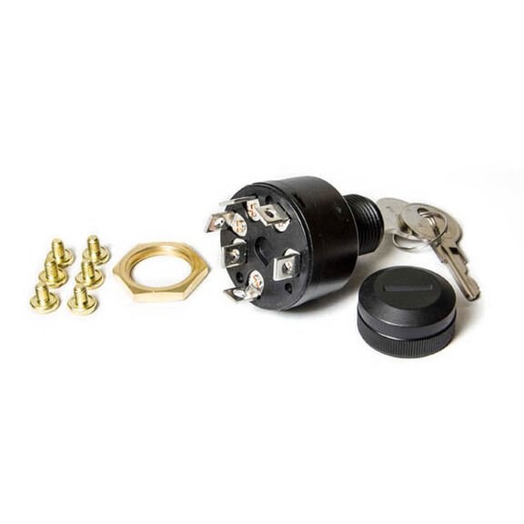 4-Position Ignition Switch Magneto, Accessory-Off-Run-Start image number 0