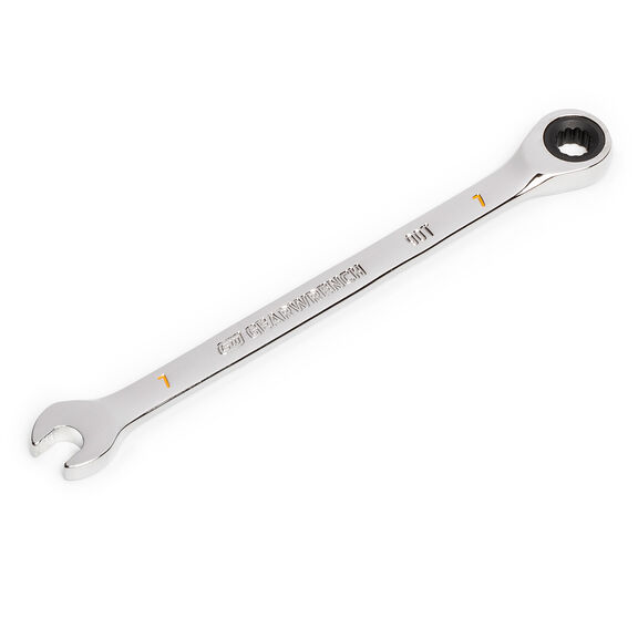 7mm 90-Tooth 12 Point Ratcheting Combination Wrench image number 0