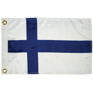 Finland Dyed Flag, 12" x 18"