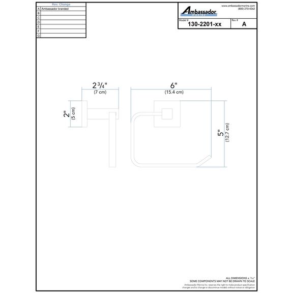 Erissa Single Post T.P. Holder Brushed Nickel image number 3