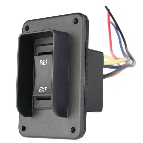 SEAFLO Power Stabilizer Jack Rocker Switch with Wiring Harness, 30A, 12V/24V image number 0