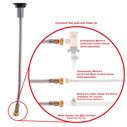 Deck-Mount Sprayer Small Arctic White Sprayer w/Elbow, 6' Stainless Steel Hose, Low Profile Holder image number 4
