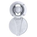 Aidack Recessed Control Valve Hot/Cold Mixer, Chrome Cup with Stainless Steel Lid, Chrome Aidack Handle image number 0